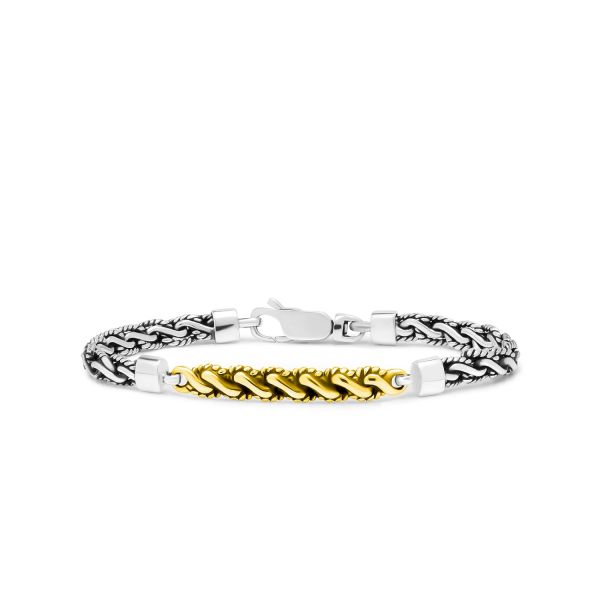 746SBR bracelet silver brass