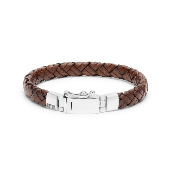 761BRN bracelet silver DOUBLE FOX Collection