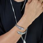 S20 Snake Bracelet Silver Female SXM - Fierce Collection