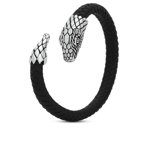 S23 Snake Bracelet Leather Fierce Collection
