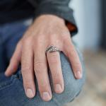 S28 Silver Snake Ring Male SXM - Fierce Collection