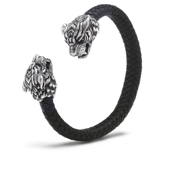 S41 Tiger Bracelet Leather Fierce Collection