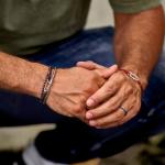 X310MAR bracelet paracord silver SXM - Bambu Collection