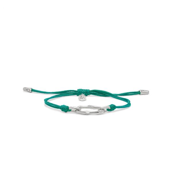 X310TUR bracelet paracord silver SXM - Bambu Collection
