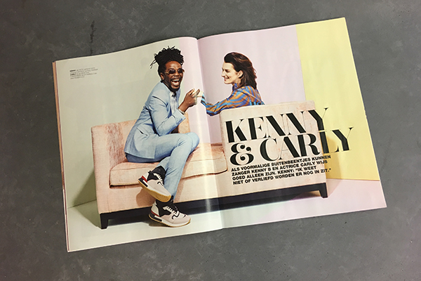 Kenny B in Linda Magazine