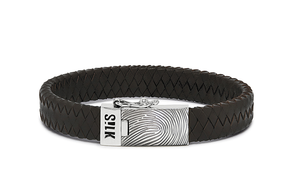 841BLK Fingerprint Bracelet