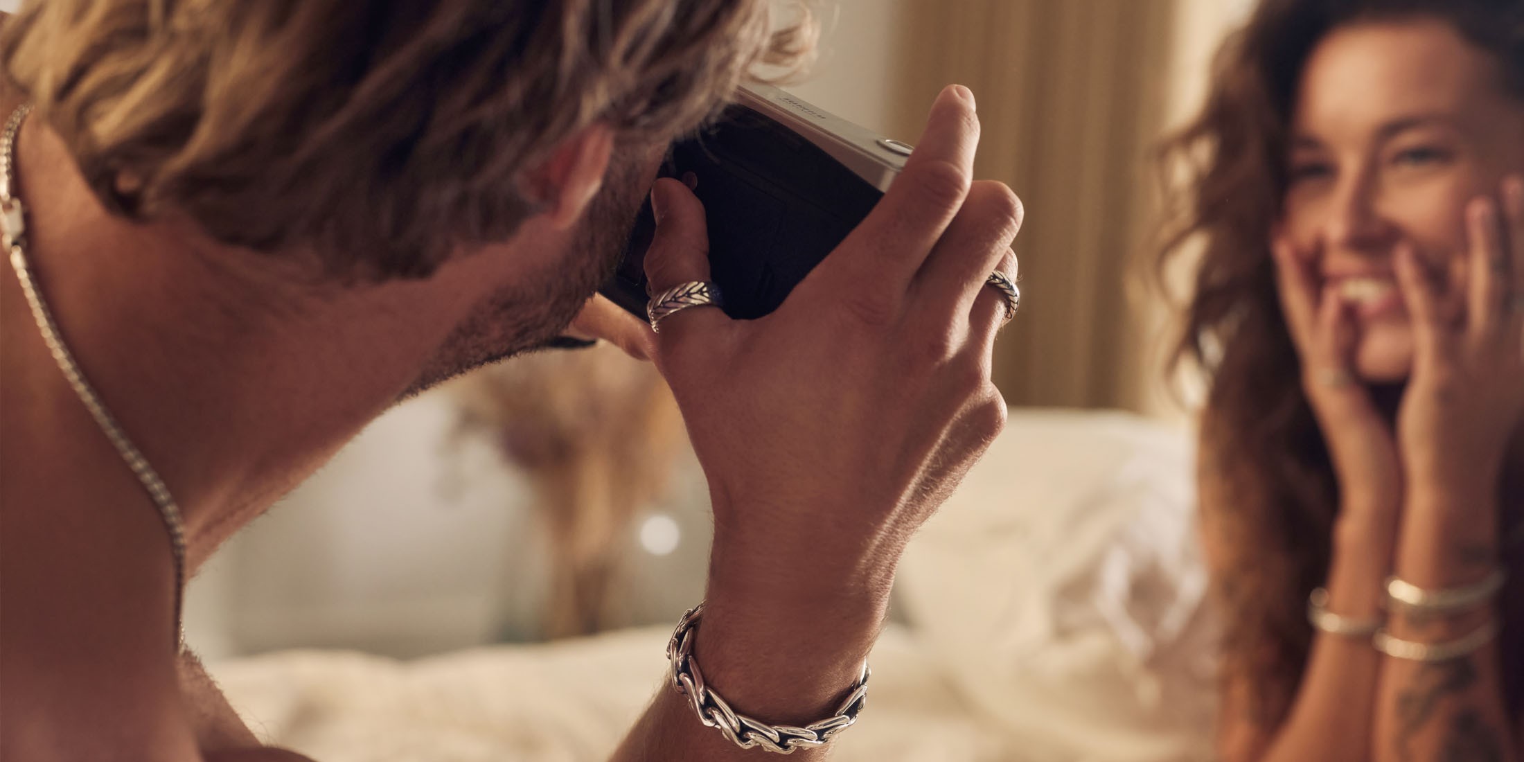 Valentine silver jewellery SILK