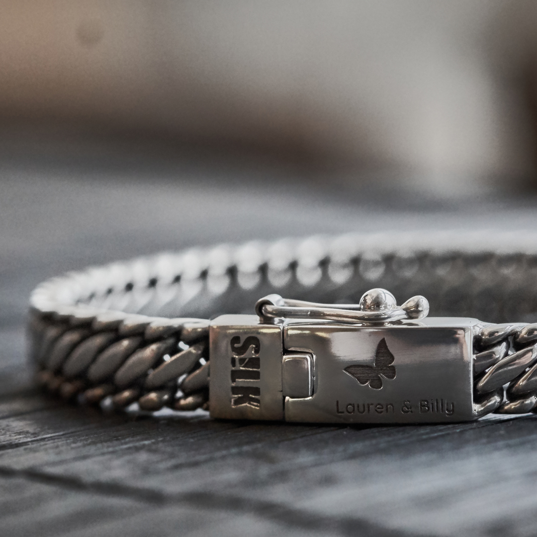 silver jewellery with symbols