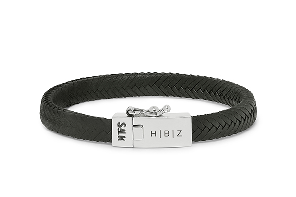 leather bracelet with initials